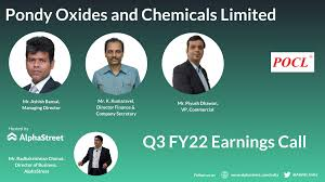 Pondy Oxides & Chemicals Limited Posts 45% YoY Revenue Surge Filing Report